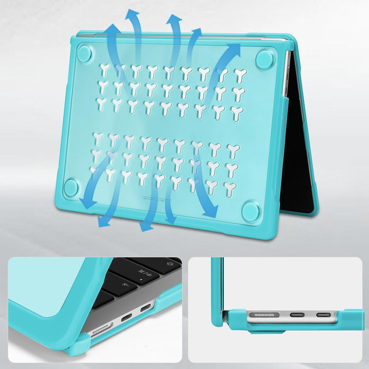 Turquoise TPU-Bumper Case and Keyboard Cover for 13.6-Inch Air - Just Closeouts Canada Inc.
