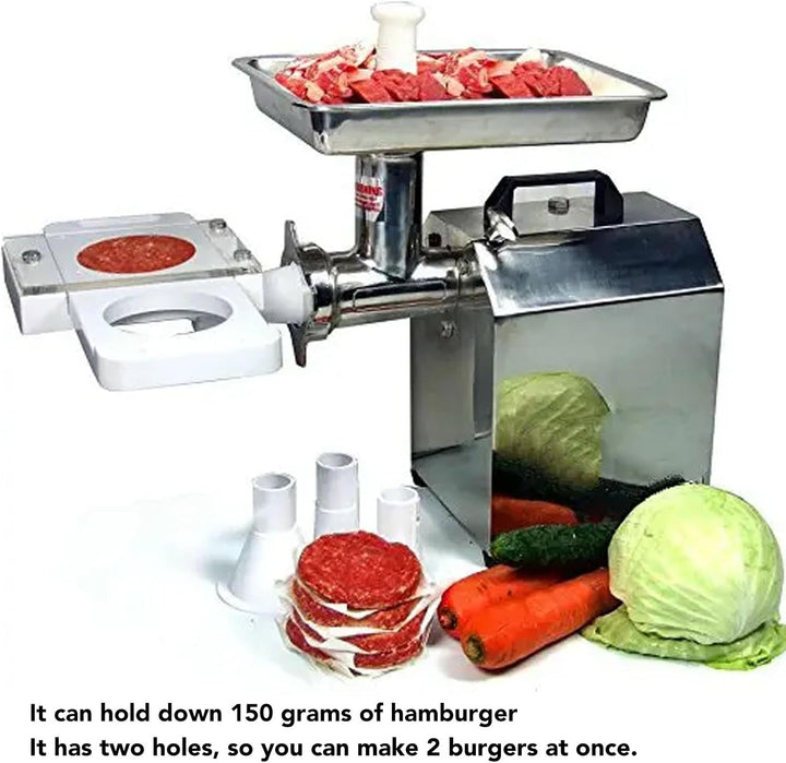 Two-cavity hamburger patty maker, view 2