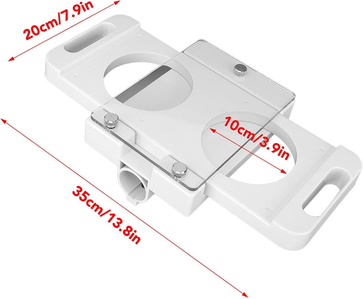 Two-cavity hamburger patty maker, view 4