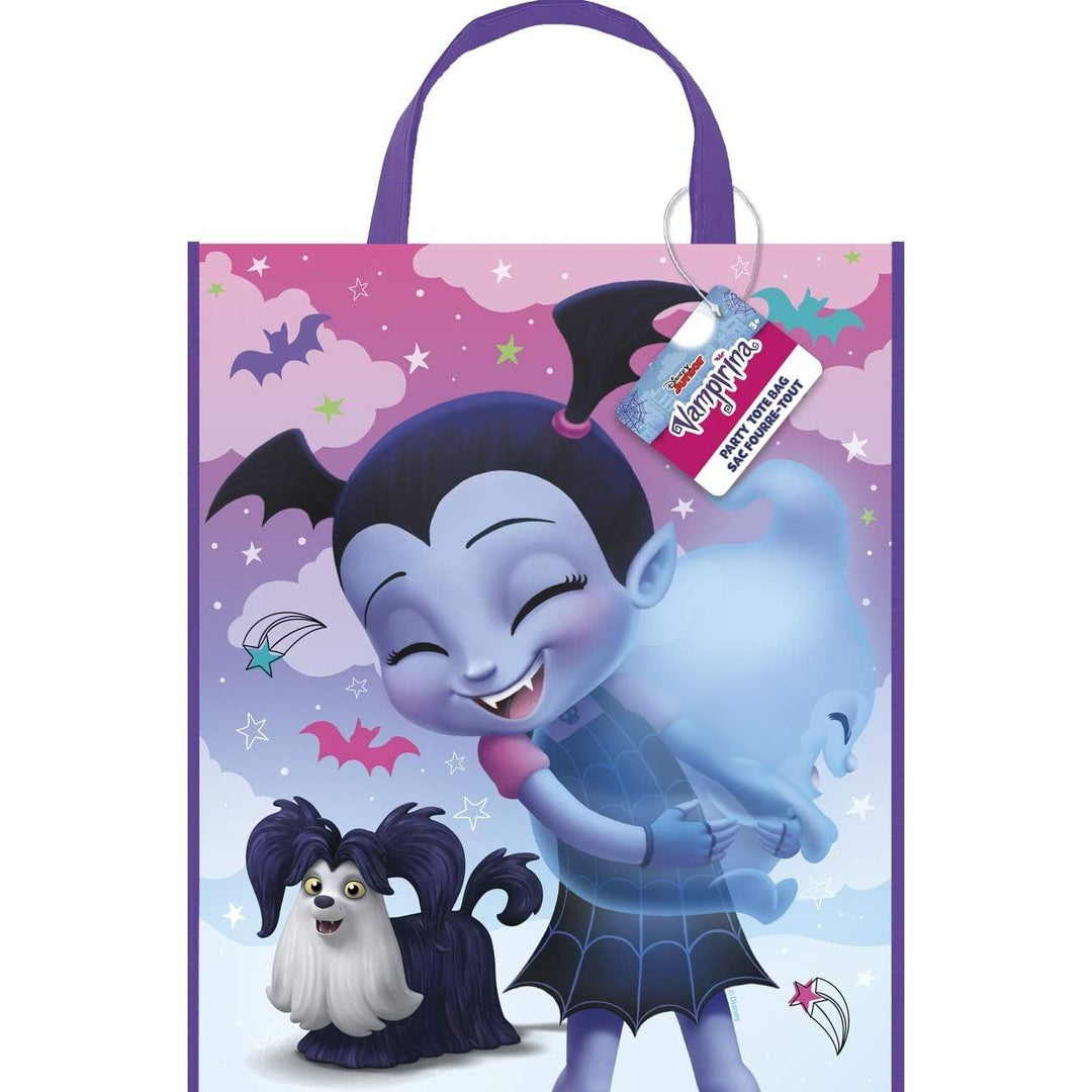 Unique Large Plastic Vampirina Goodie Bag, 13" X 11" - Just Closeouts Canada Inc.011179799954