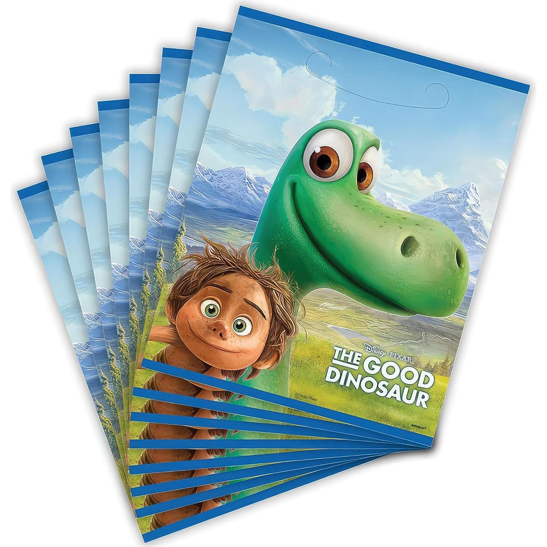 Unique The Good Dinosaur Party Plastic Loot Bags, 11" x 7.5", 8 Pcs - Just Closeouts Canada Inc.