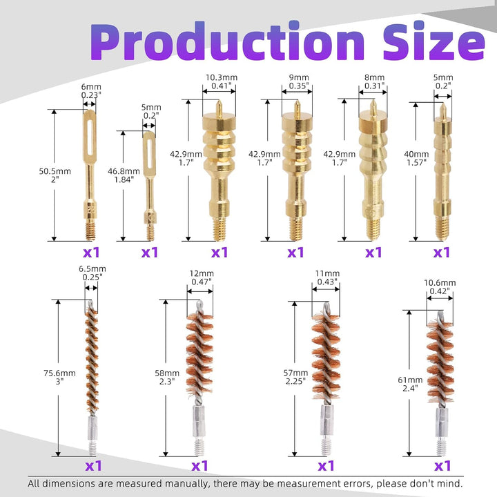Universal Handgun Cleaning Kit with Storage Case - Just Closeouts Canada Inc.X003KILNSX