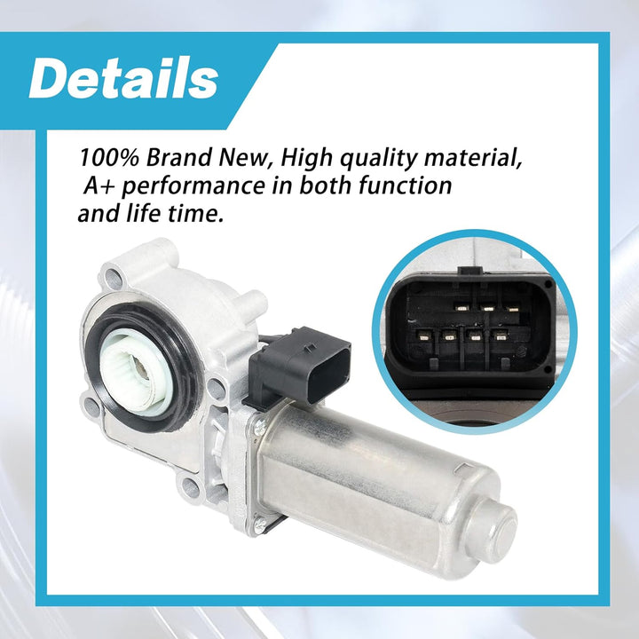Upgraded Transfer Case Shift Actuator 4WD | Compatible with BMW E83 E53 E70 E71 X3 2004 - 2010, X5 2004 - 2013, X6 2008 - 2014 | Replace 600 - 932 27107566296 27107541782, Transfer Case Shift Motor Actuator - Just Closeouts Canada Inc.