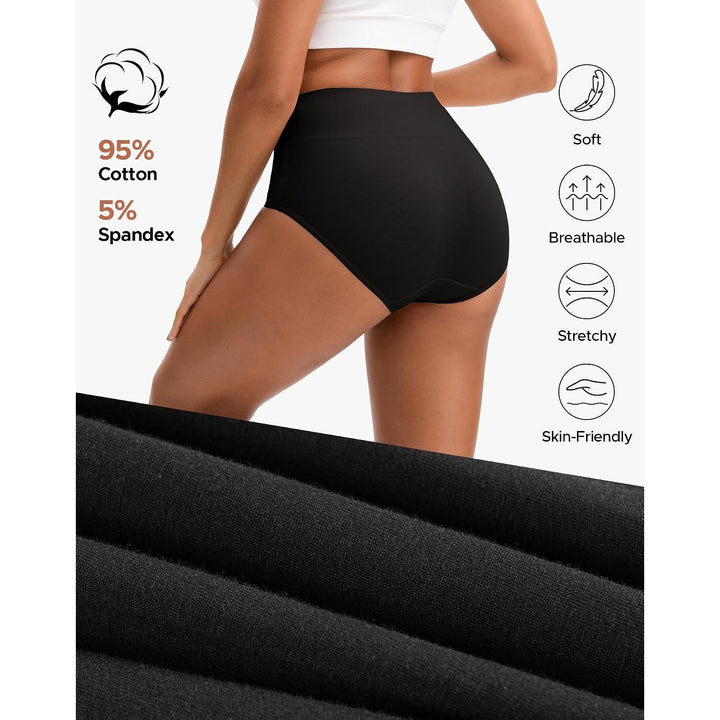 INNERSY women's underwear, Style 6, XXL – Cotton-stretch fabric and rear detail