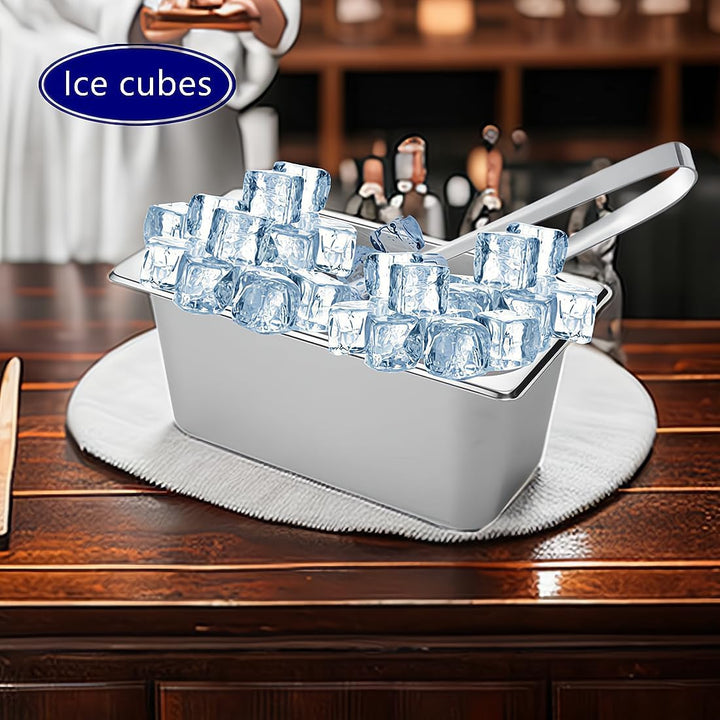 Medium ice bin shown filled with ice