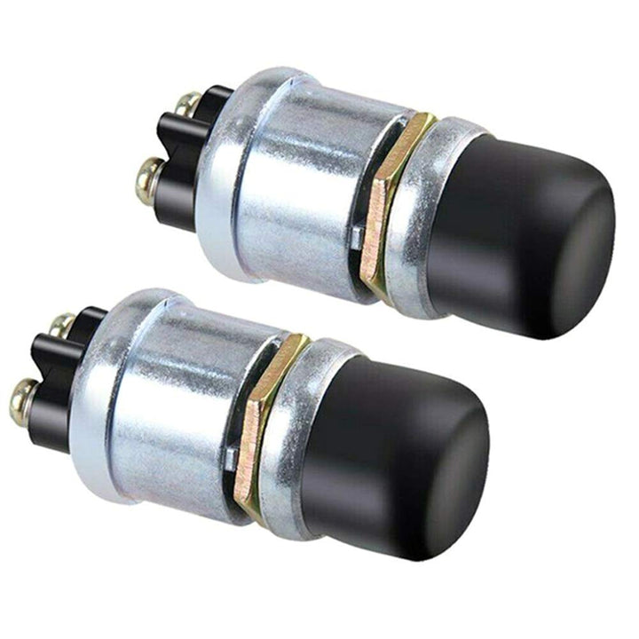 Two-pack of 12V 50A momentary push-button switches