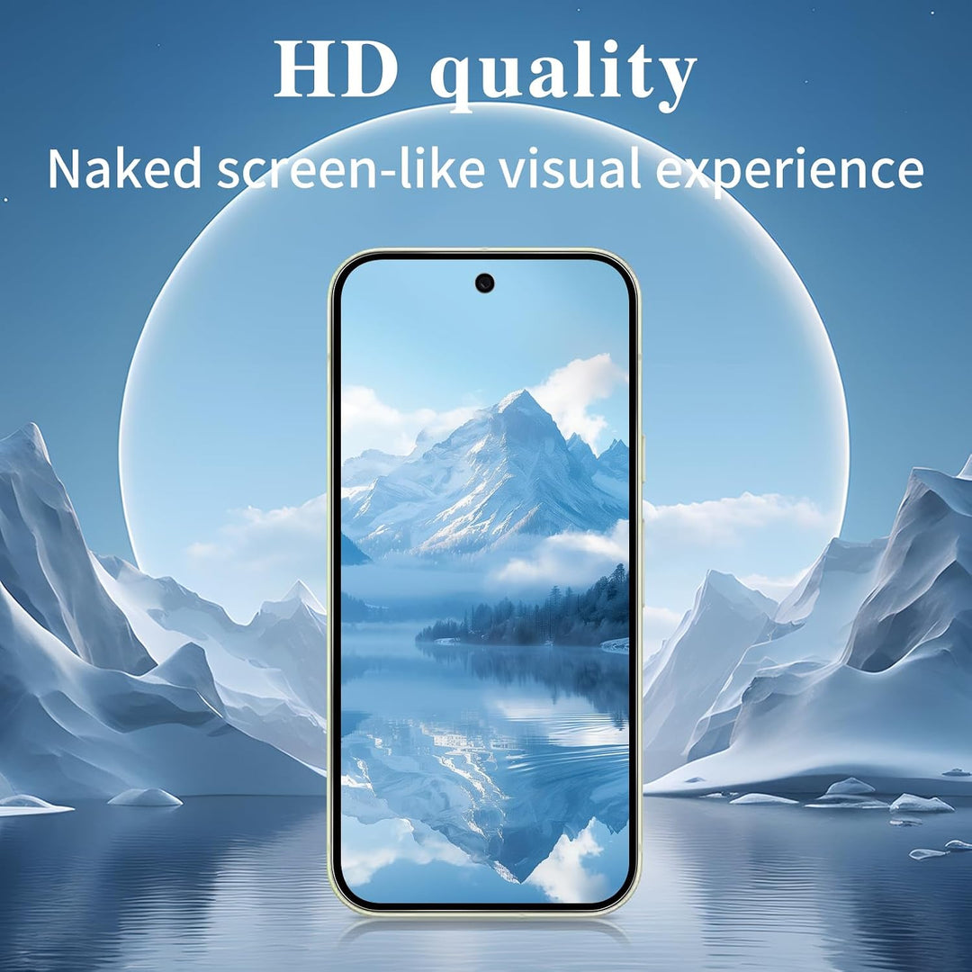 Clear screen protector display illustration