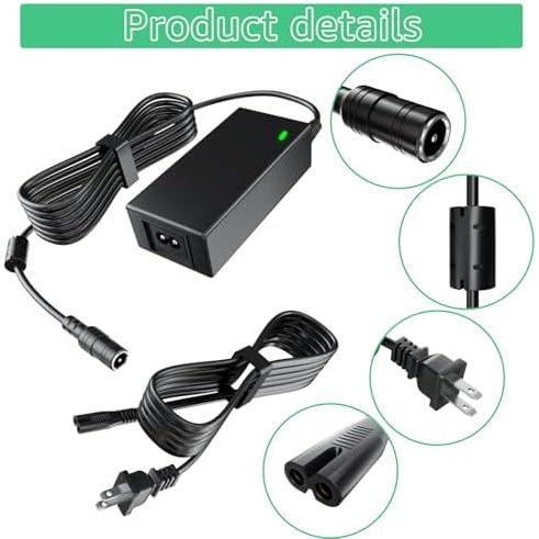56W charger and cable set for 14V 4A jump starter charging