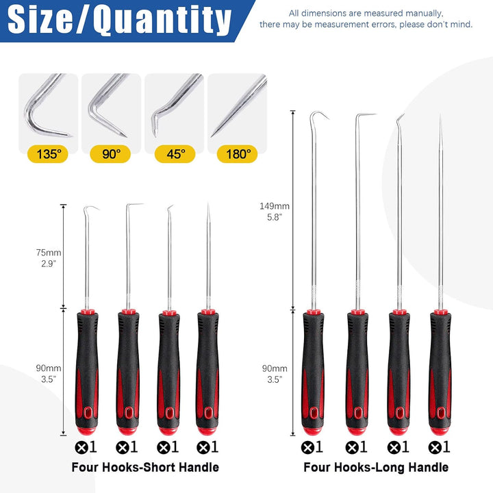 Metric and SAE O-ring assortment with picks