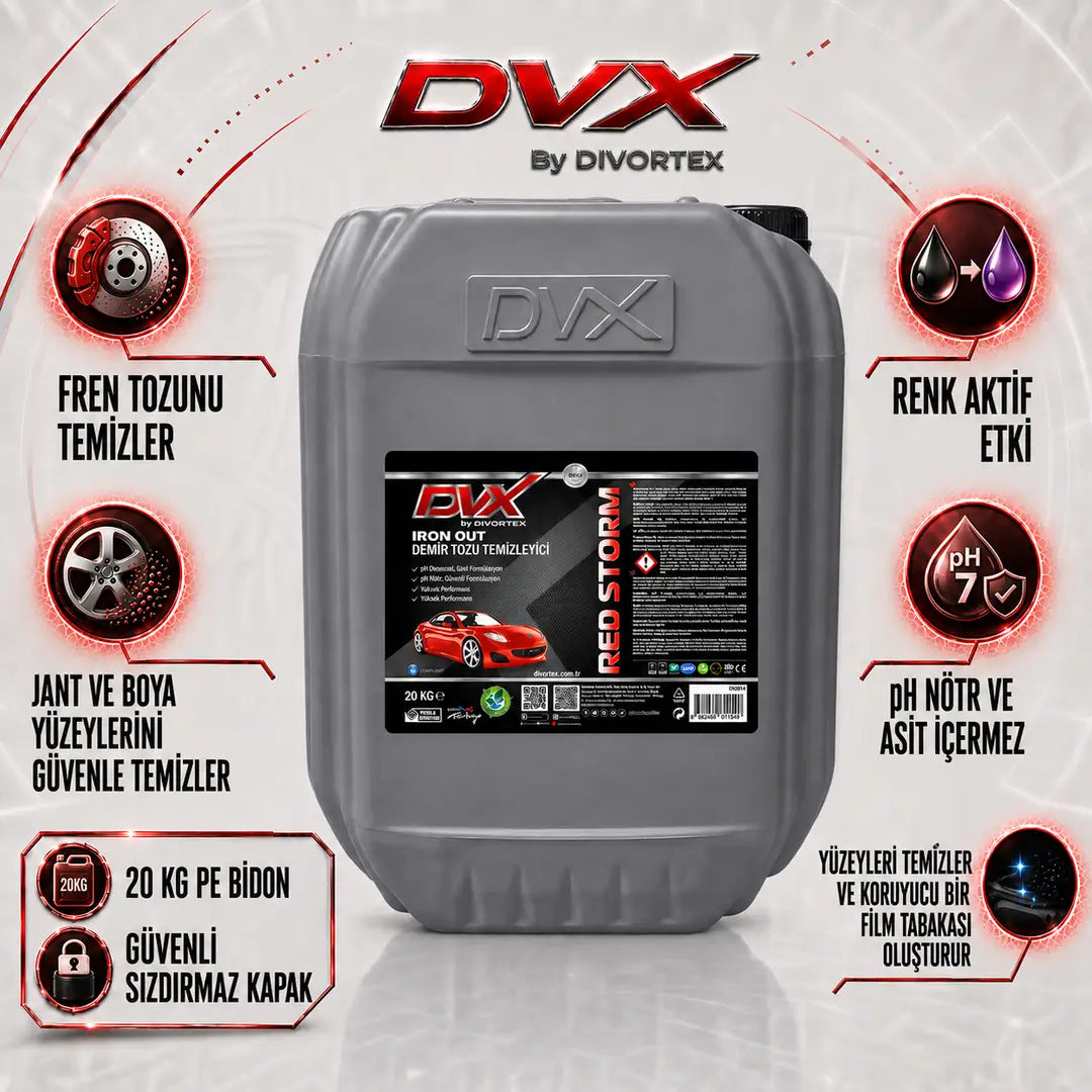 DVX2214 DVX | Red Storm Demir Tozu Temizleyici ( 20 kg )