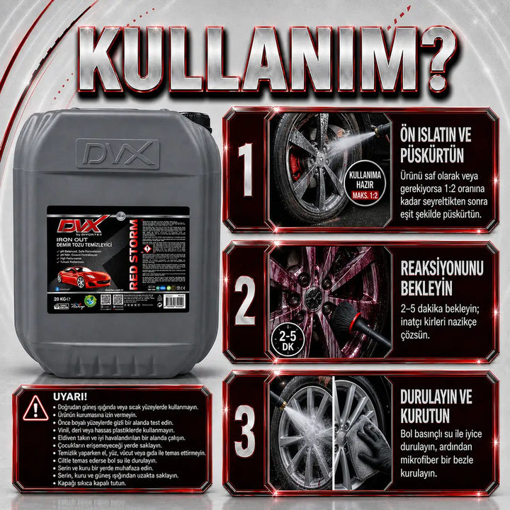 DVX2214 DVX | Red Storm Demir Tozu Temizleyici ( 20 kg )
