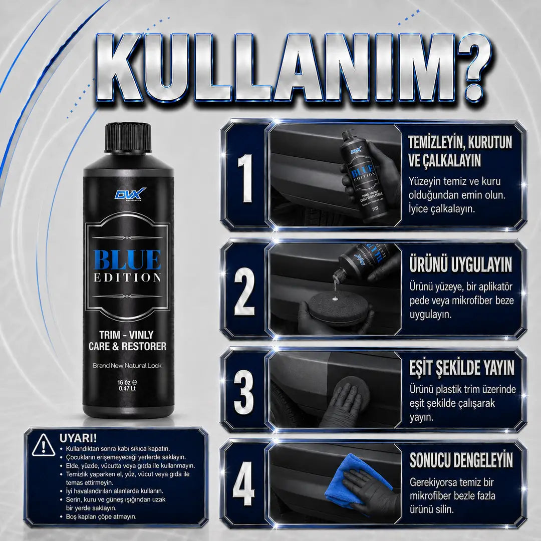 DVX2206 Blue Edition | Trim Care & Restorer - Plastik Bakım Onarım