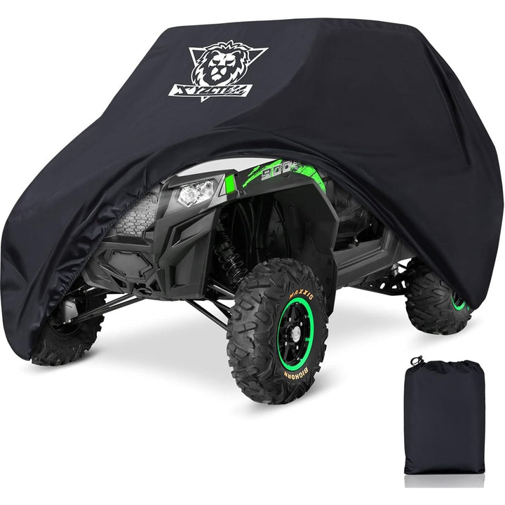 UTV Storage Cover – Black, 158.1 × 62.06 × 75.2 in, 4–6 Seater - Just Closeouts Canada Inc.