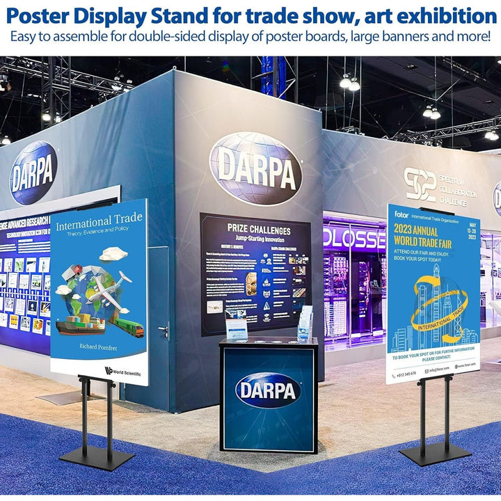 VAIIGO Poster Stand for Display - Heavy Duty Floor Standing Sign Holder,Double - Sided Poster Board Stand,Adjustable Height Up to 80 inch,Signage Banner Stand for Board & Foam Display Stand - Just Closeouts Canada Inc.