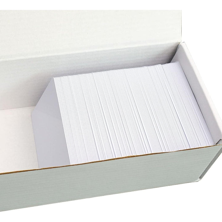 VANRA 250 Pack Premium Blank PVC Cards for Photo ID Badge Printers CR80 30 Mil White Plastic Card for Standard ID Cards and Identification Badges - Just Closeouts Canada Inc.