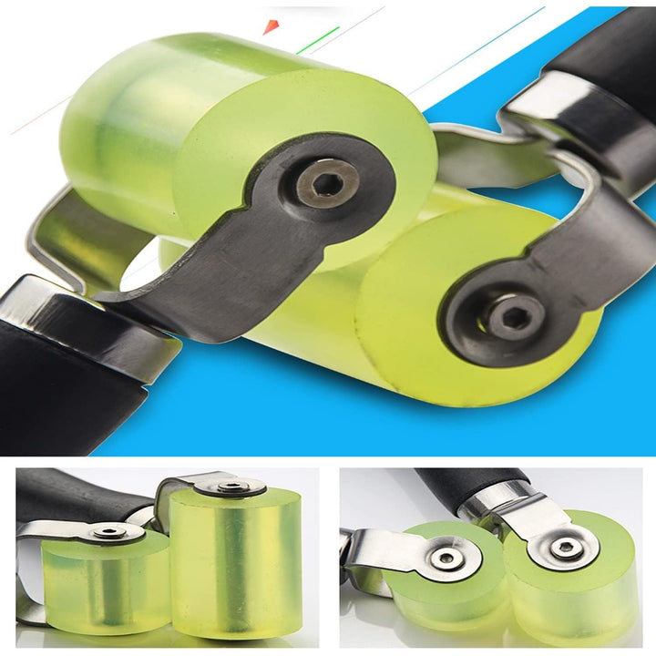 Vehicle Sound Deadener, Car Audio Sound Deadening Application Wheel Roller, Sound Deadening Roller Rubber Installation Tool for Seam Roller (2" and 1.2" ) - Just Closeouts Canada Inc.