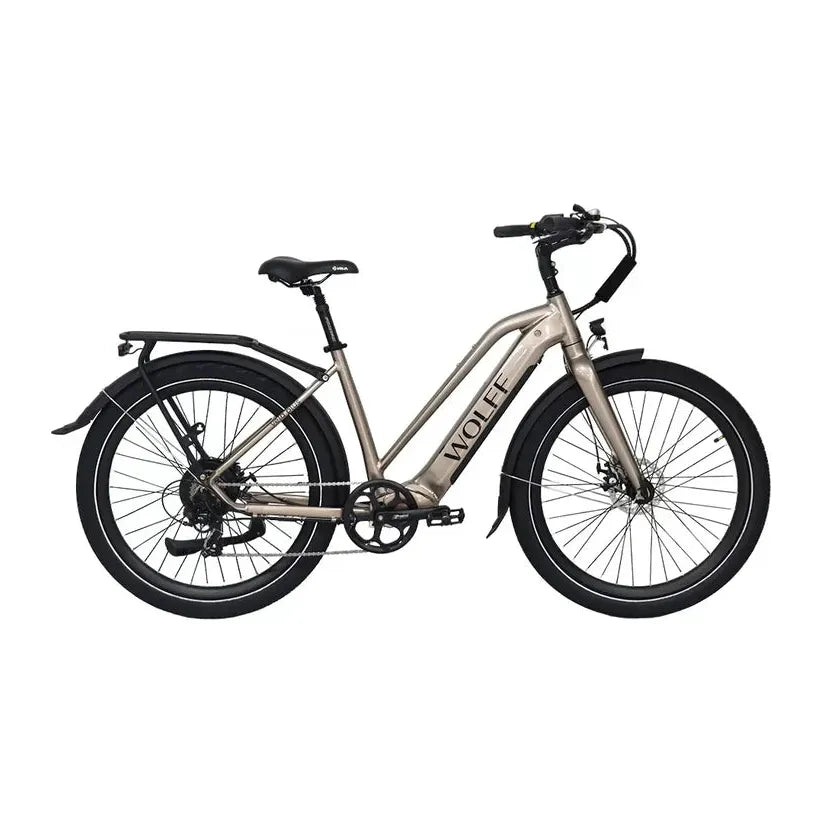 Vela Step - Through E - Bike Hybrid Cruiser - Just Closeouts Canada Inc.