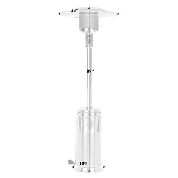 Vulcan Pro Series Propane Patio Heater, 46,000 BTU - Just Closeouts Canada Inc.774301399131