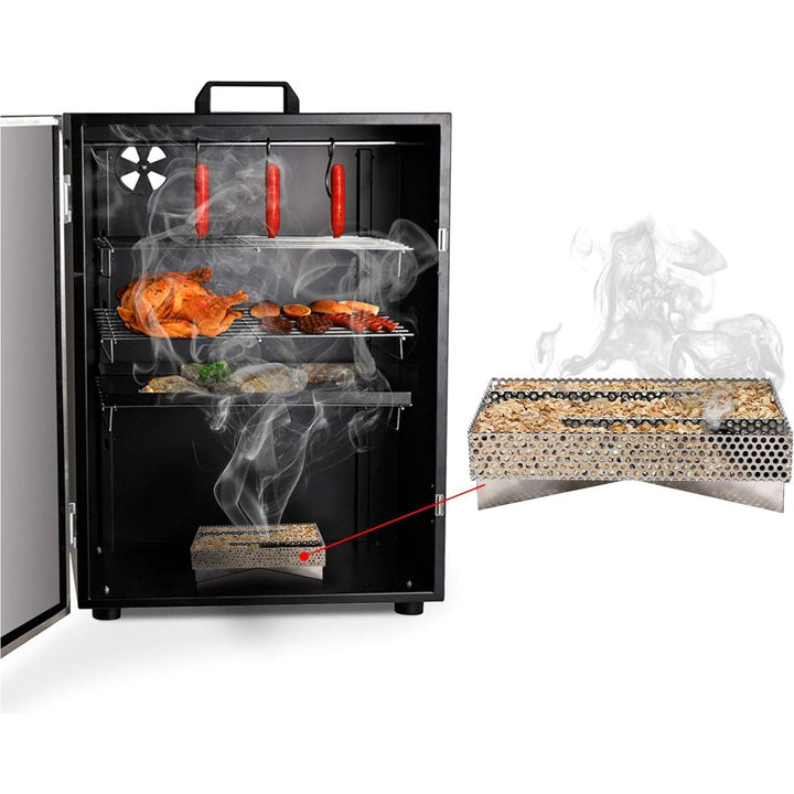 WADEO Pellet Smoker, Cold Smoke Generator for BBQ Grill Hot or Cold Smoking, Ideal for Smoking Meat, Fish, Cheese (Rectangle) - Just Closeouts Canada Inc.
