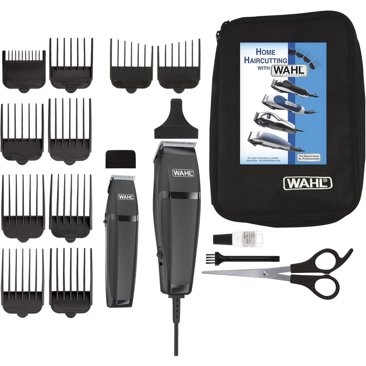 Wahl Canada Combo Pro, Haircutting kit with ergonomic clipper includes soft storage case, Haircutting Kit, Clippers for Hair, Hair Clippers, Grooming Kit - Model 3120 - Just Closeouts Canada Inc.0064132031202