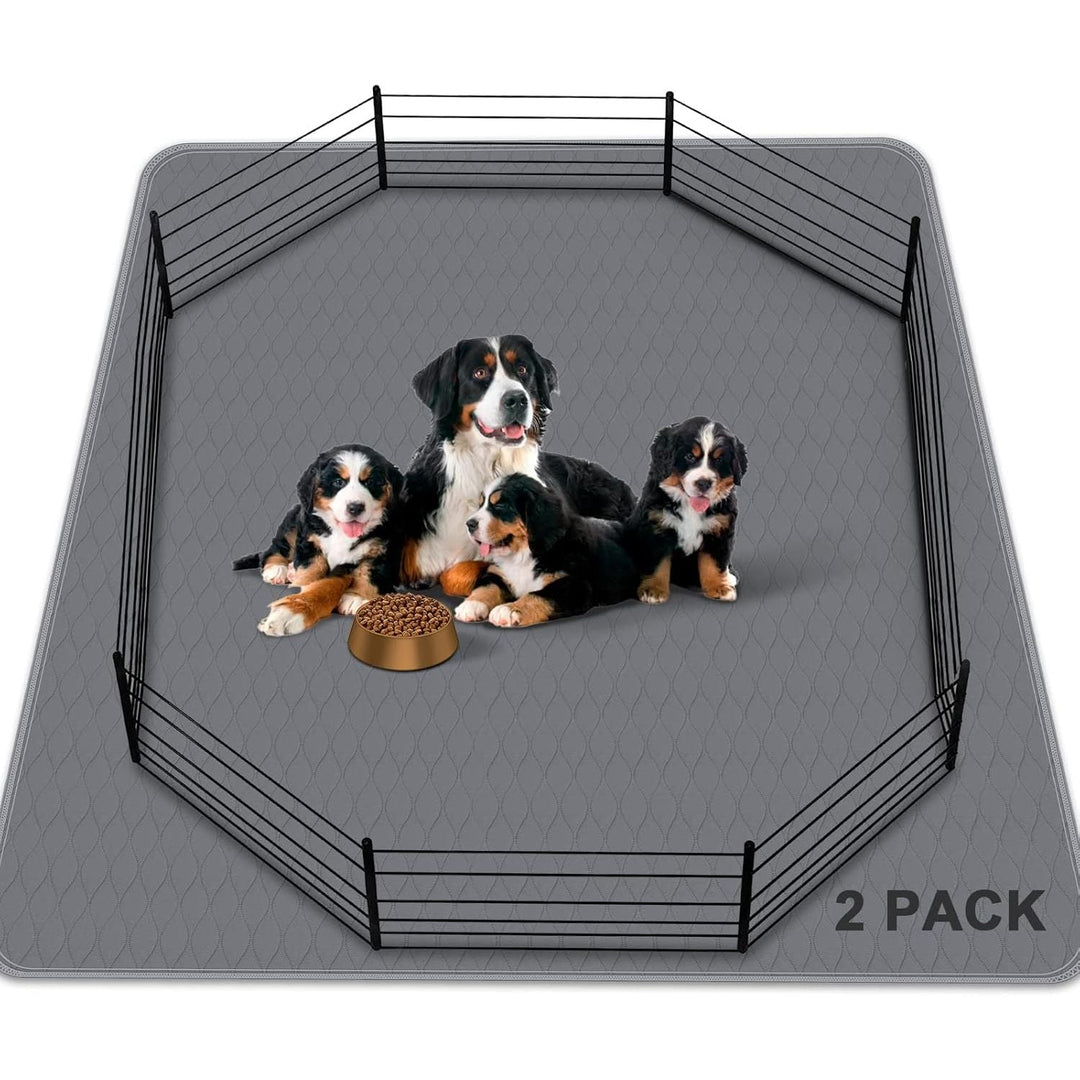 Washable Pee Pads for Dogs - 2 Pack Dog Pee Pads Extra Large Absorbent Reusable Washable Puppy Pee Pads Dog Non - Slip Whelping Training Pads for Dogs - Just Closeouts Canada Inc.X003B8JURX