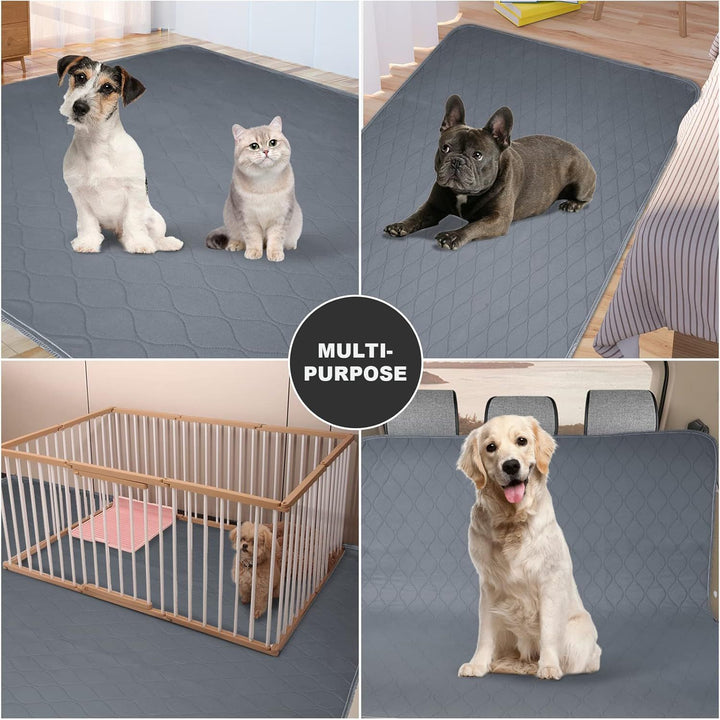 Washable Pee Pads for Dogs - 2 Pack Dog Pee Pads Extra Large Absorbent Reusable Washable Puppy Pee Pads Dog Non - Slip Whelping Training Pads for Dogs - Just Closeouts Canada Inc.X003B8JURX