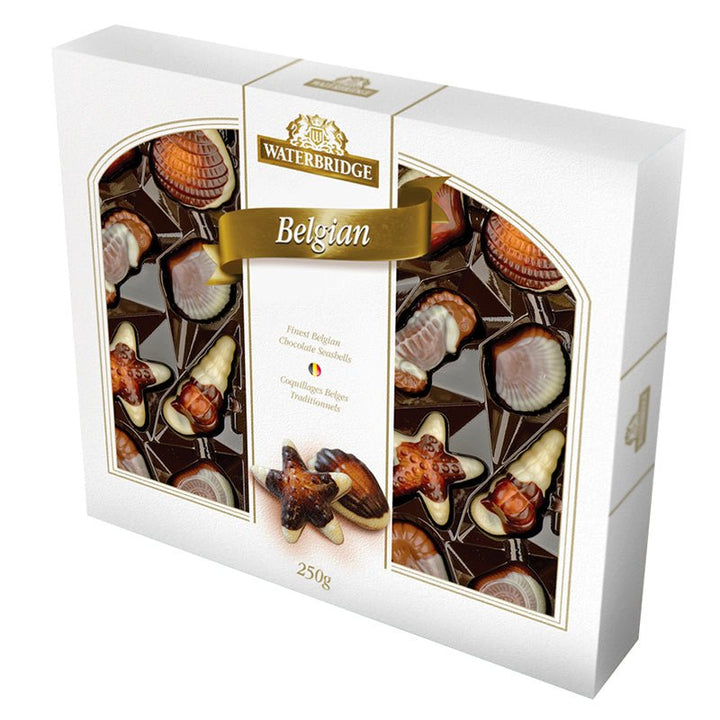 Waterbridge Belgian Chocolate Seashells, 250g - Just Closeouts Canada Inc.