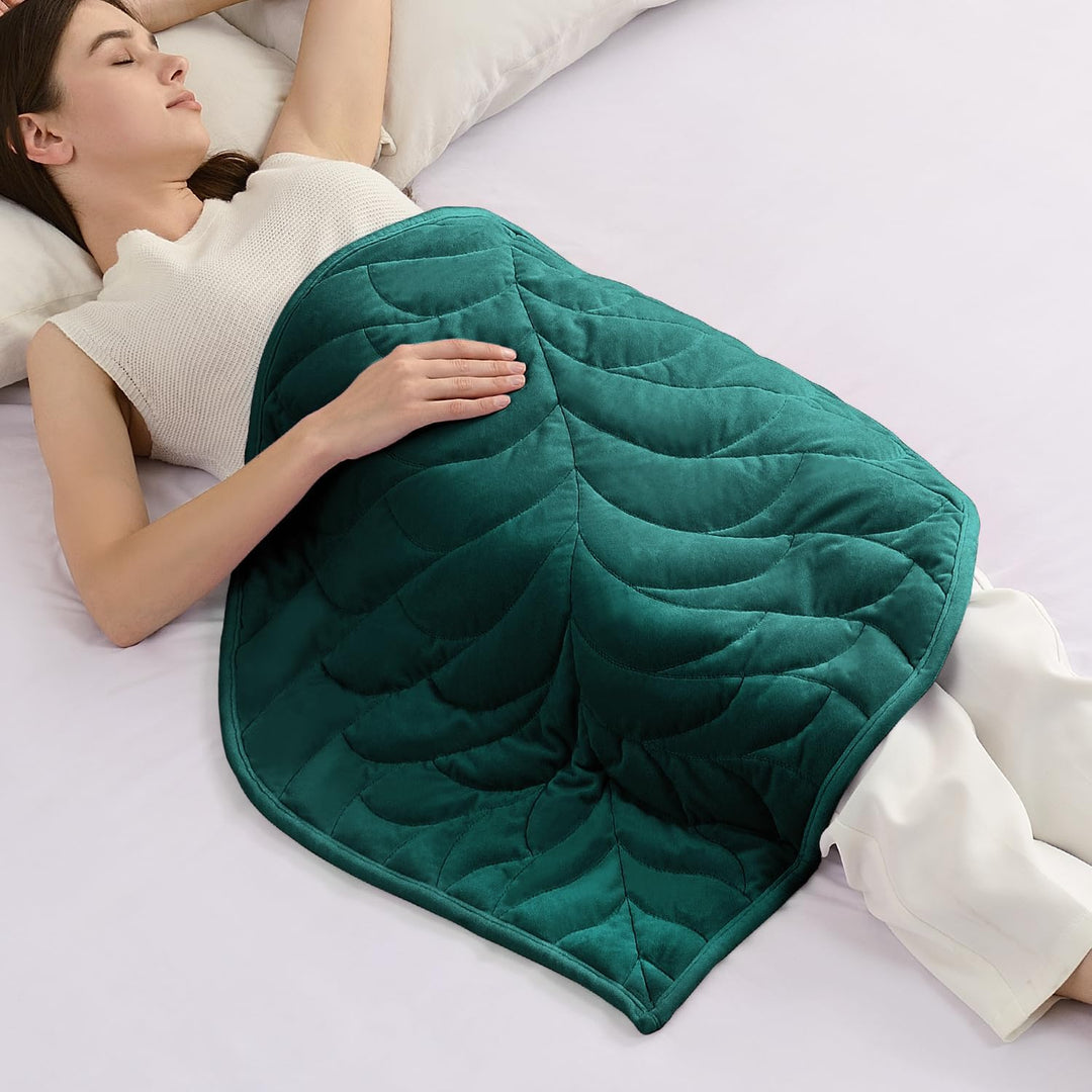Weighted Lap Blanket – Green, 5 lb, 23 × 29 in - Just Closeouts Canada Inc.