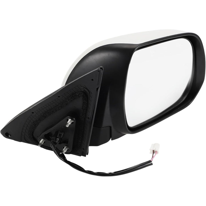 White Right Power Door Mirror for Toyota Highlander 2008–2013 - Just Closeouts Canada Inc.