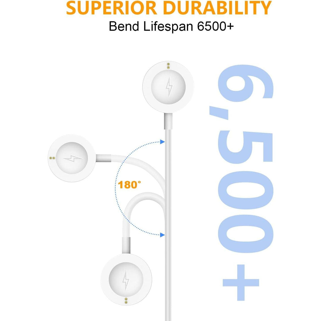 White USB-A Watch Charging Dock for Fossil Gen 4 / 5 / 5E / 6, 1m - Just Closeouts Canada Inc.