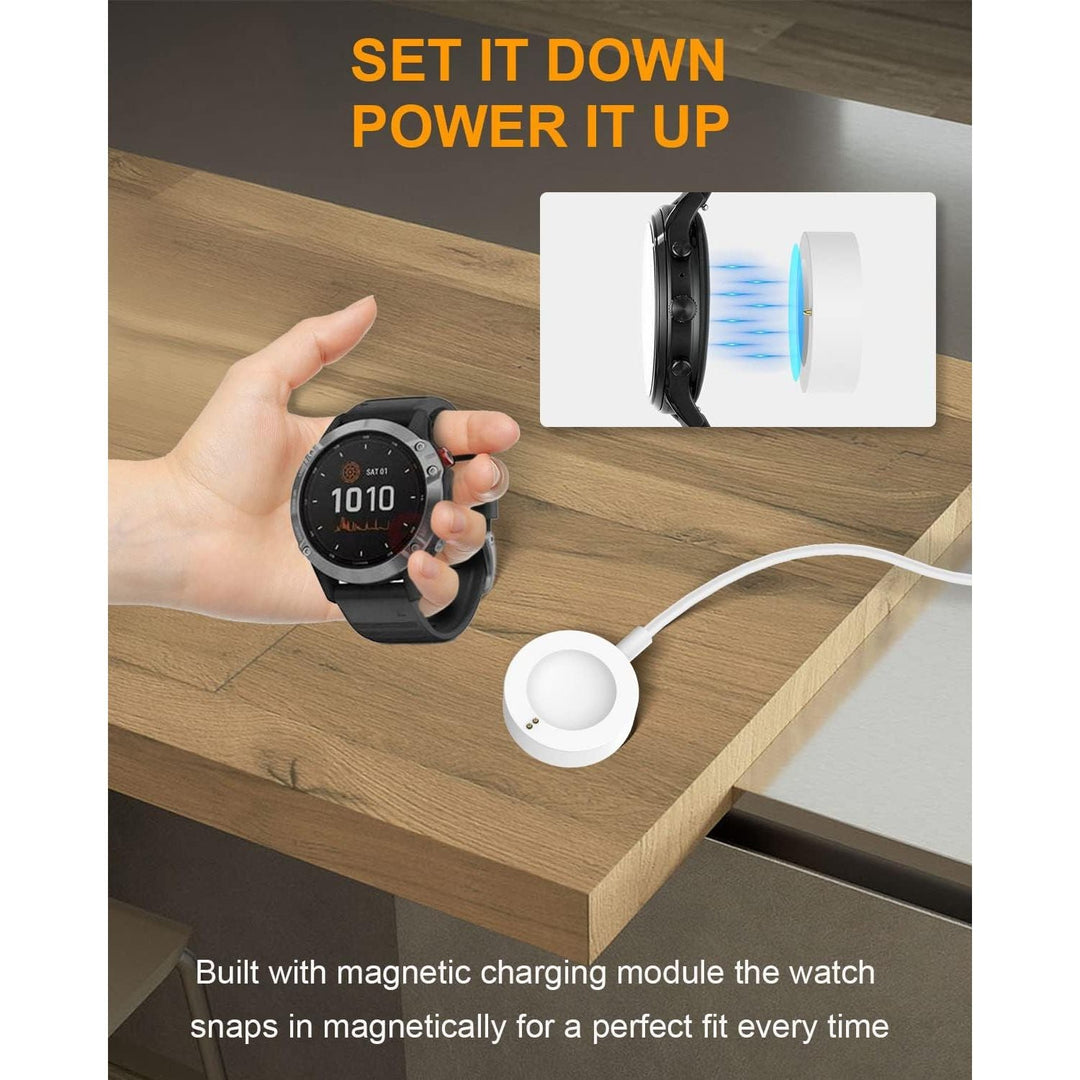 White USB-A Watch Charging Dock for Fossil Gen 4 / 5 / 5E / 6, 1m - Just Closeouts Canada Inc.