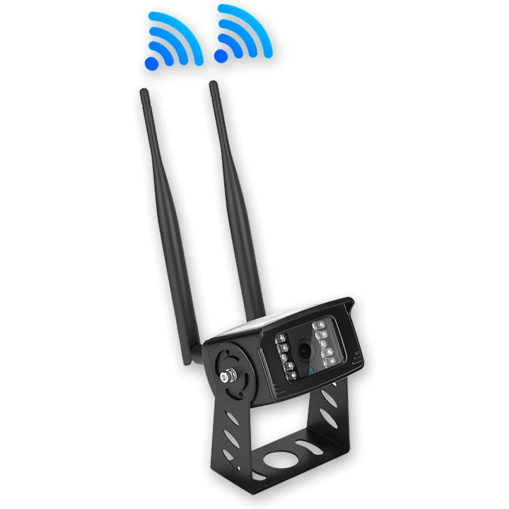 Wireless Backup Camera Kit+7" Built in DVR Monitor Rear/Front View Camera for Heavy Vehicle/5th Wheel Pickup/Truck/Trailer/Bus/Van/RV Camper with 1080P Stable Signal Camera - Just Closeouts Canada Inc.