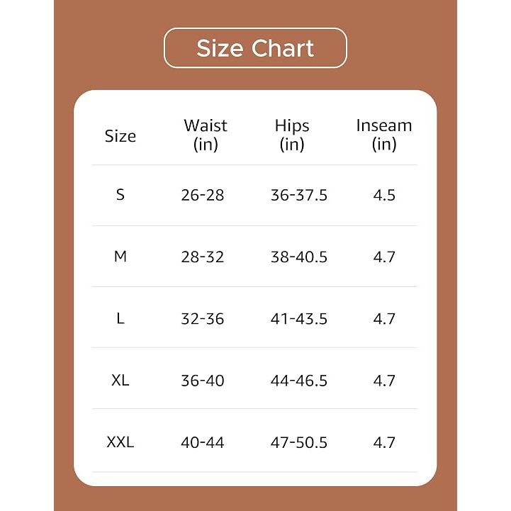 Women's Anti Chafing Boxer Briefs Cotton Boyshorts Workout Underwear Under Dresses Shorts 3-Pack L - Just Closeouts Canada Inc.X0042GGW9H