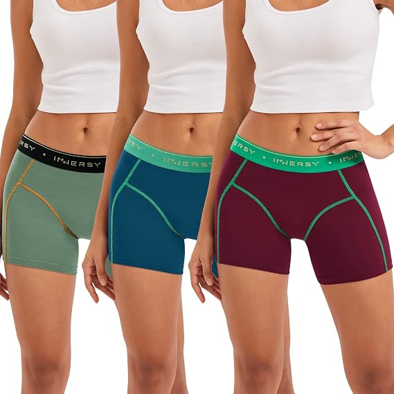 Women's Anti Chafing Boxer Briefs Cotton Boyshorts Workout Underwear Under Dresses Shorts 3-Pack XXL - Just Closeouts Canada Inc.X003ST7WXJ