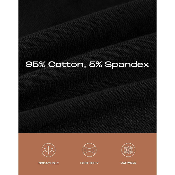 Women's Black High-Waisted Cotton Briefs, 4-Pack, 3XL - Just Closeouts Canada Inc.X003RUIKZ3