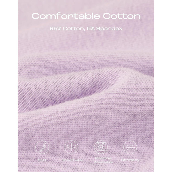 Women's Cotton Anti-Chafing Boxer Briefs, Ice Cream, 3-Pack, XL - Just Closeouts Canada Inc.X004P74S6H