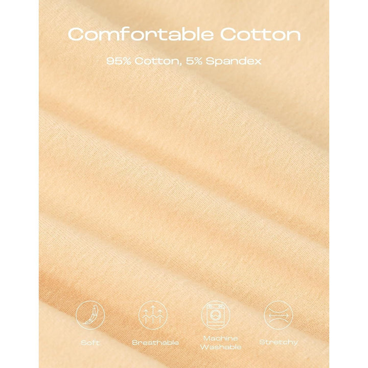 Women's Cotton Boxer Briefs, Basic, 3-Pack, Medium - Just Closeouts Canada Inc.X003Y7ELYX