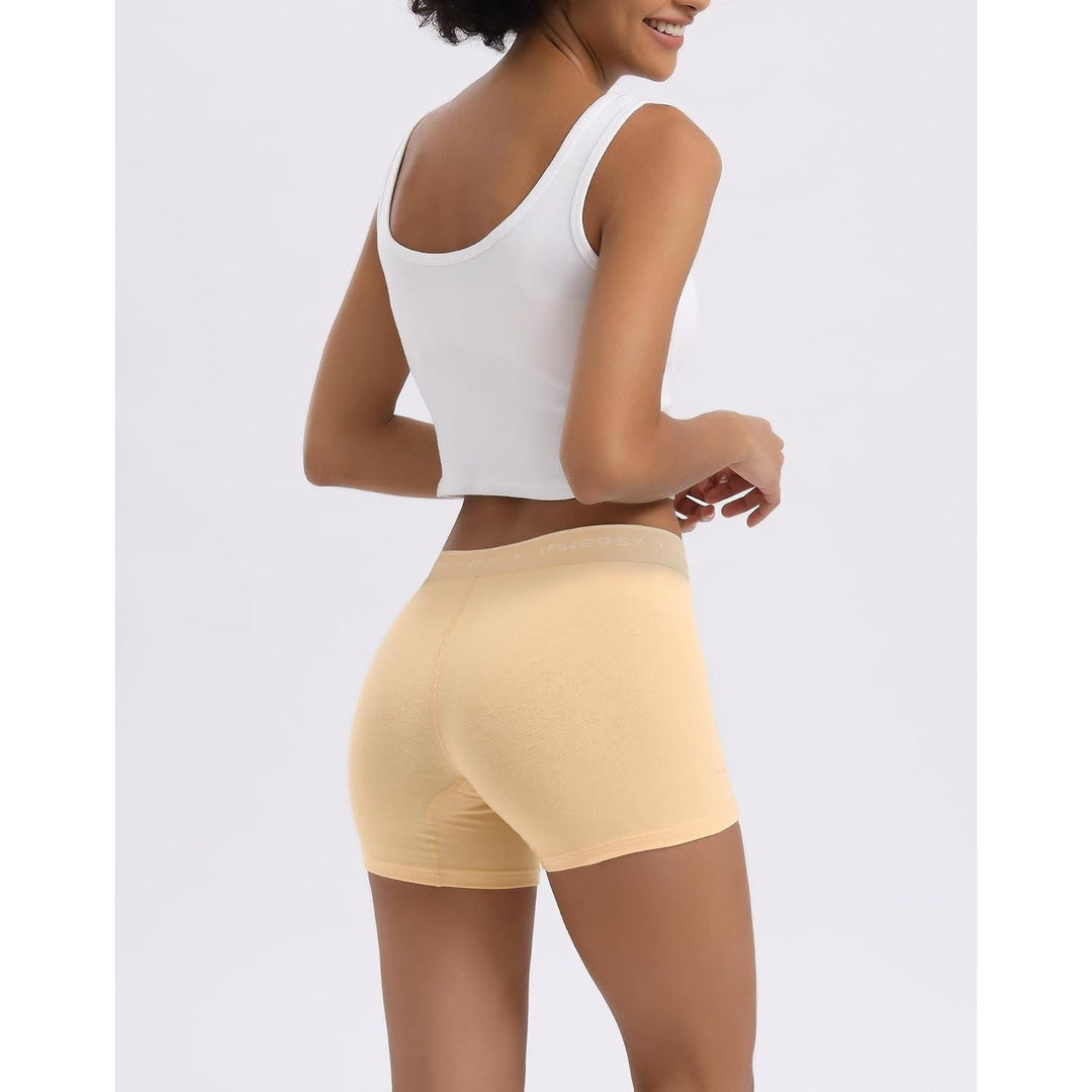 Women's Cotton Boxer Briefs, Basic, 3-Pack, Medium - Just Closeouts Canada Inc.X003Y7ELYX