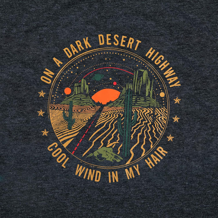 Women's Desert Highway Graphic T-Shirt, Grey, XL - Just Closeouts Canada Inc.X004XNXEQD