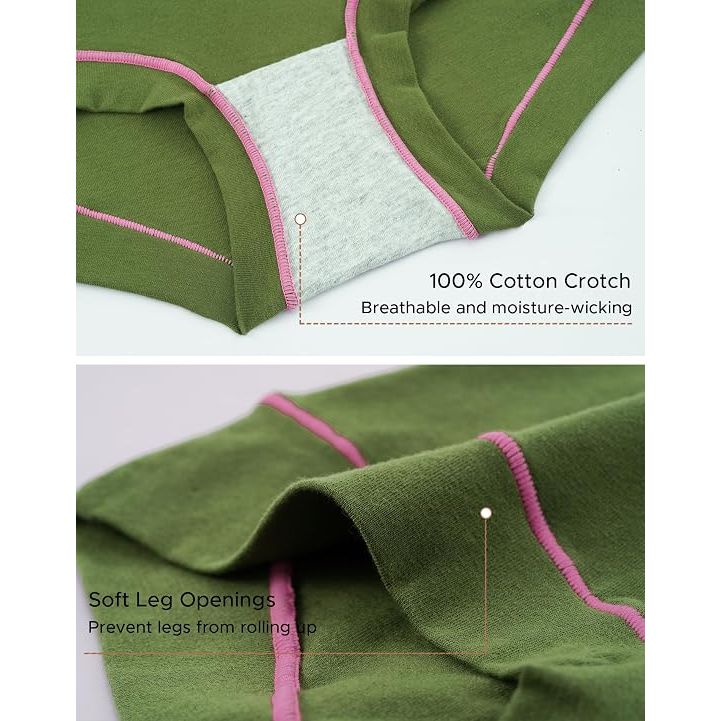 Women's High-Waist Cotton Boxer Shorts Comfortable Boyshorts Underwear 4-Pack Small - Just Closeouts Canada Inc.X004DPPRDJ