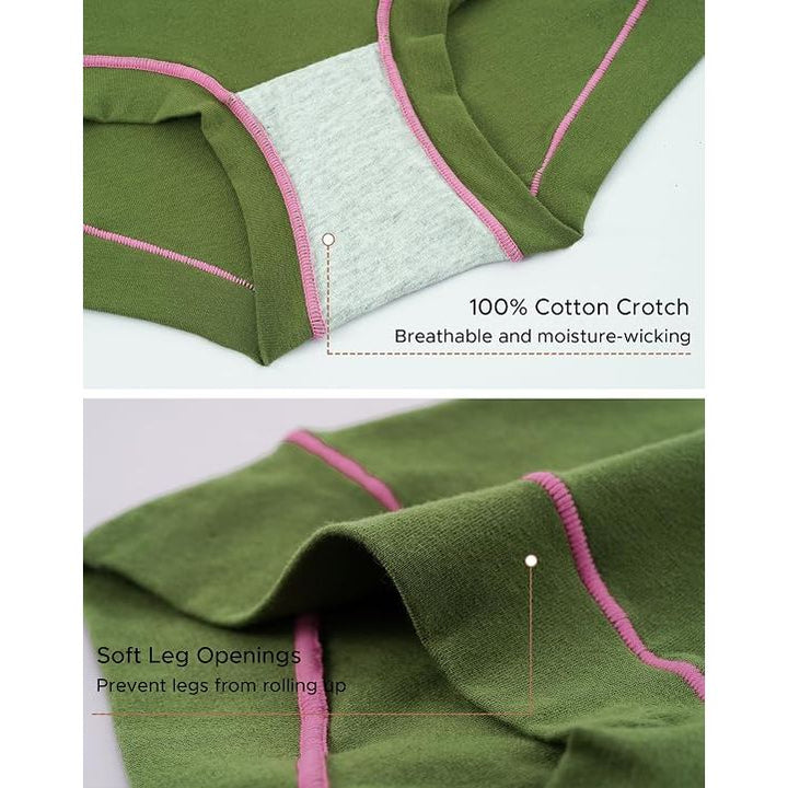 Women's High-Waist Cotton Boxer Shorts Comfortable Boyshorts Underwear 4-Pack Small - Just Closeouts Canada Inc.X004DPPRDJ