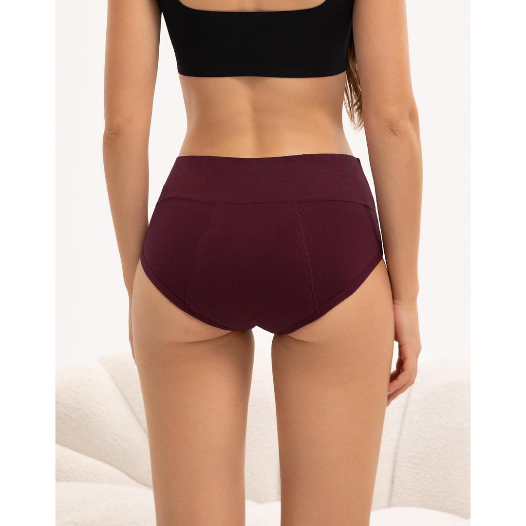 Women's High-Waisted Period Underwear, Vintage Dark, 3-Pack, Small - Just Closeouts Canada Inc.X004EDEYJX