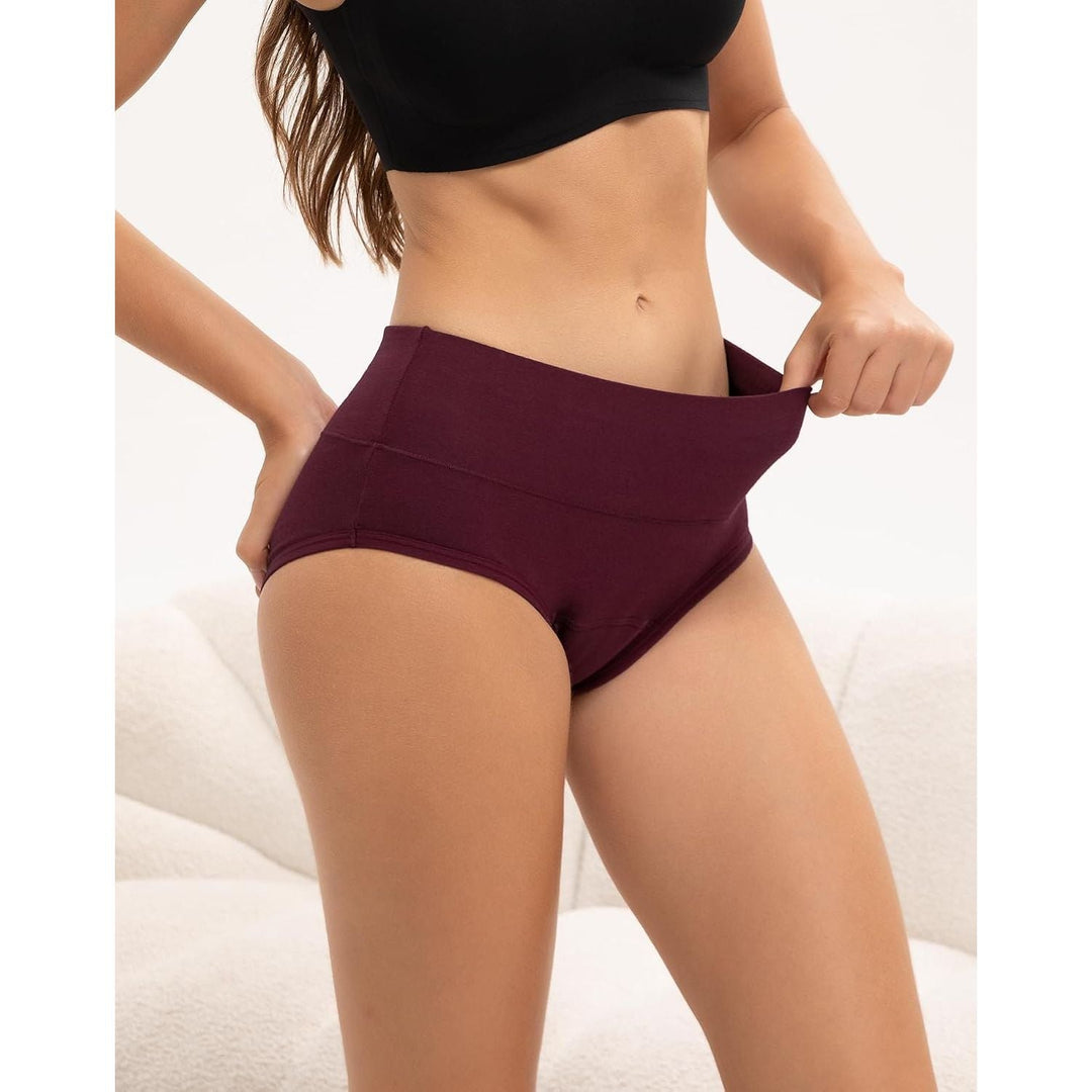 Women's High-Waisted Period Underwear, Vintage Dark, 3-Pack, Small - Just Closeouts Canada Inc.X004EDEYJX