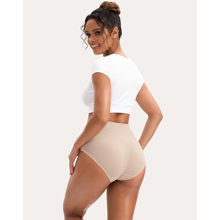 Womens High Waisted Underwear Cotton Plus Size Ladies Panties 5-Pack XL - Just Closeouts Canada Inc.X001R59VK3