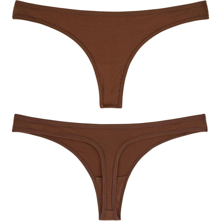 Women's Rose Cotton Thongs, 5-Pack, Medium - Just Closeouts Canada Inc.X004OUT19T