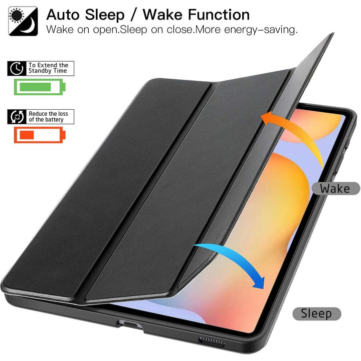 ZtotopCases for 2024/2022/2020 Samsung Galaxy Tab S6 Lite 10.4" Case with Pen Holder,Auto Wake/Sleep,Suitable for Model SM - P625/P620/P619/P615, Black - Just Closeouts Canada Inc.