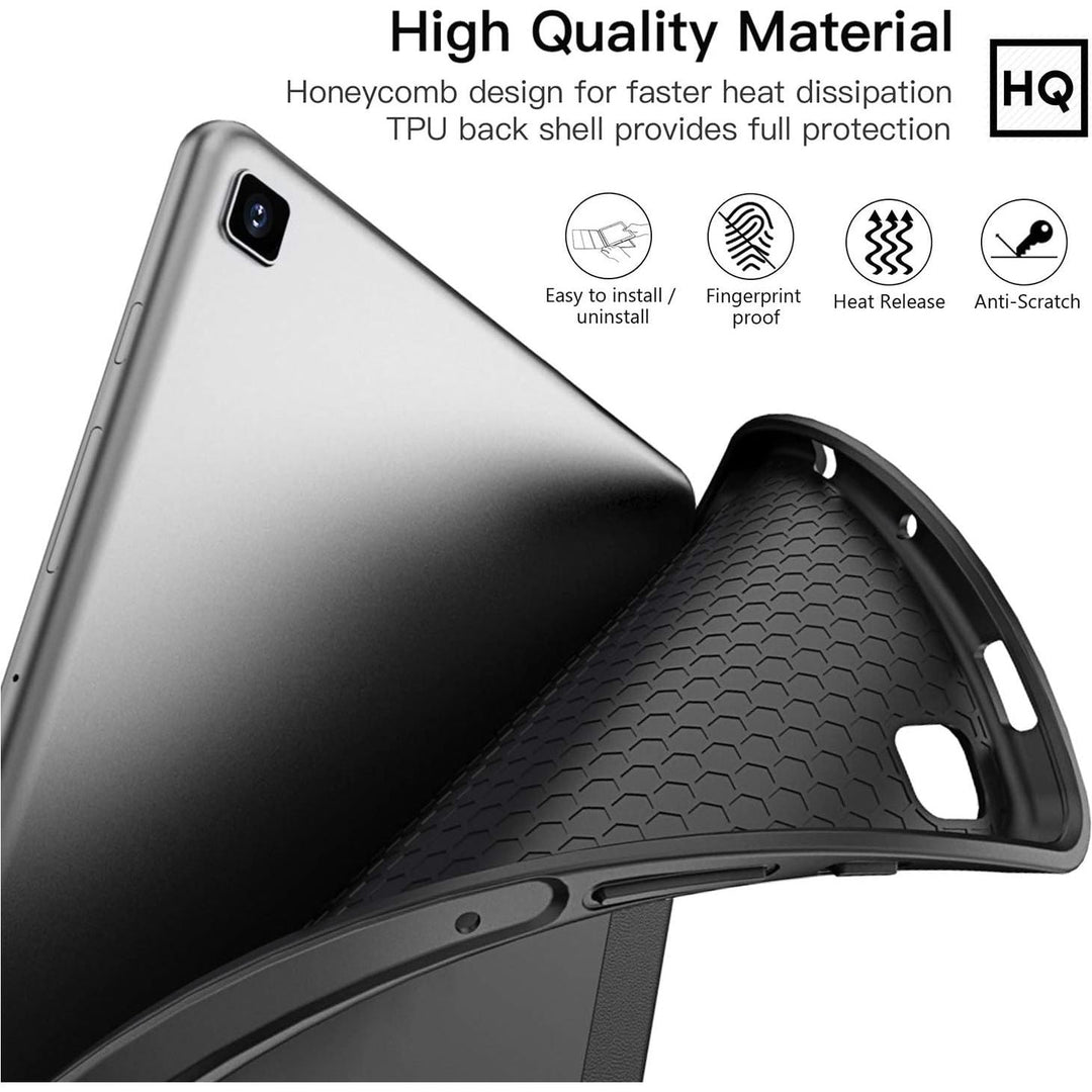 ZtotopCases for 2024/2022/2020 Samsung Galaxy Tab S6 Lite 10.4" Case with Pen Holder,Auto Wake/Sleep,Suitable for Model SM - P625/P620/P619/P615, Black - Just Closeouts Canada Inc.