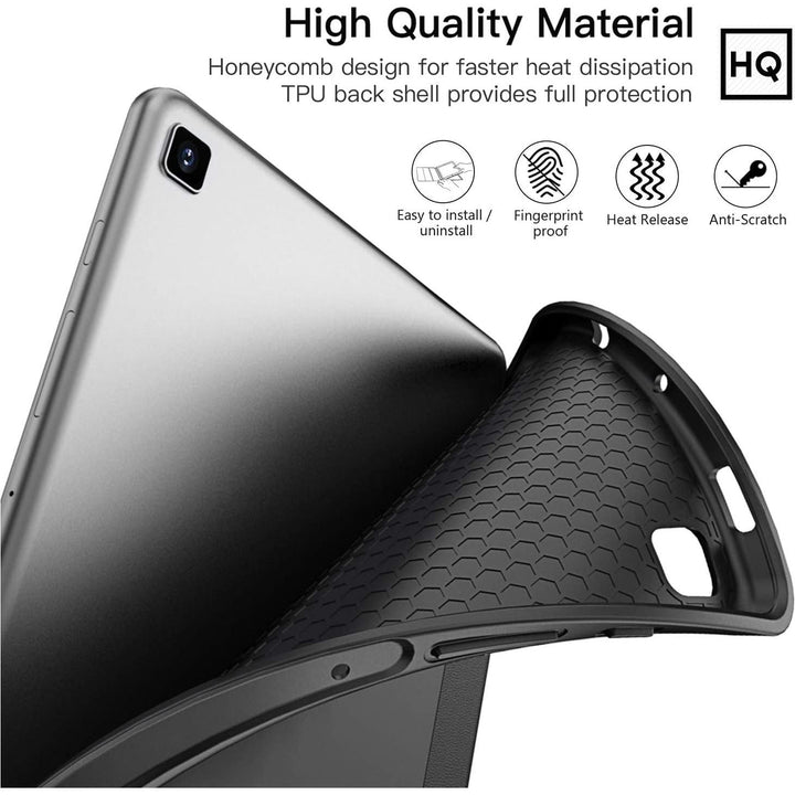 ZtotopCases for 2024/2022/2020 Samsung Galaxy Tab S6 Lite 10.4" Case with Pen Holder,Auto Wake/Sleep,Suitable for Model SM - P625/P620/P619/P615, Black - Just Closeouts Canada Inc.