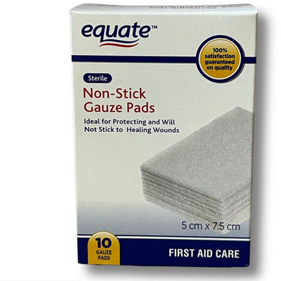 Equate Non Stick Gauze Pads, 5cm x 7.5cm - Just Closeouts Canada Inc.024144070453