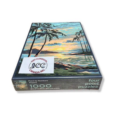 Four Point 1000pc Puzzle, Paint By Numbers Tropics - Just Closeouts Canada Inc.628011910011